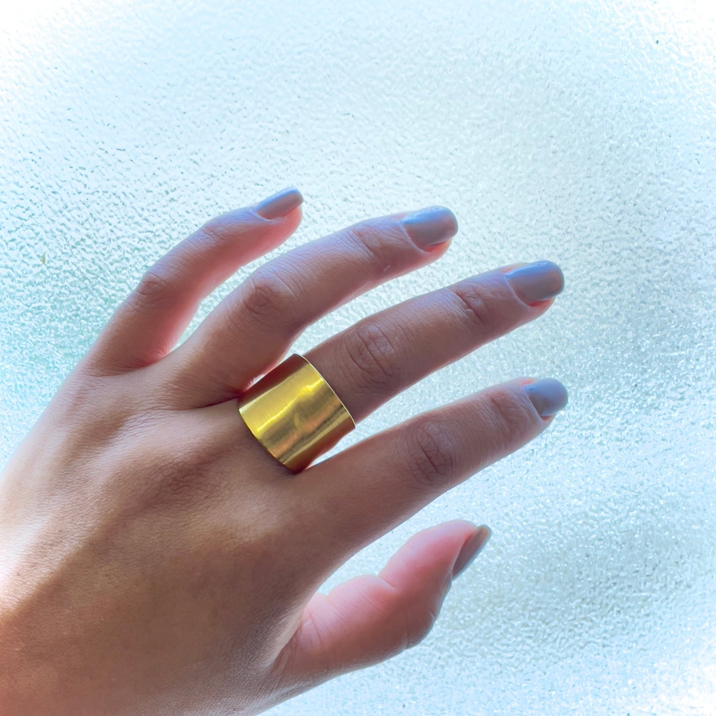 Anello Fascia dorata - BOXO Jewelry