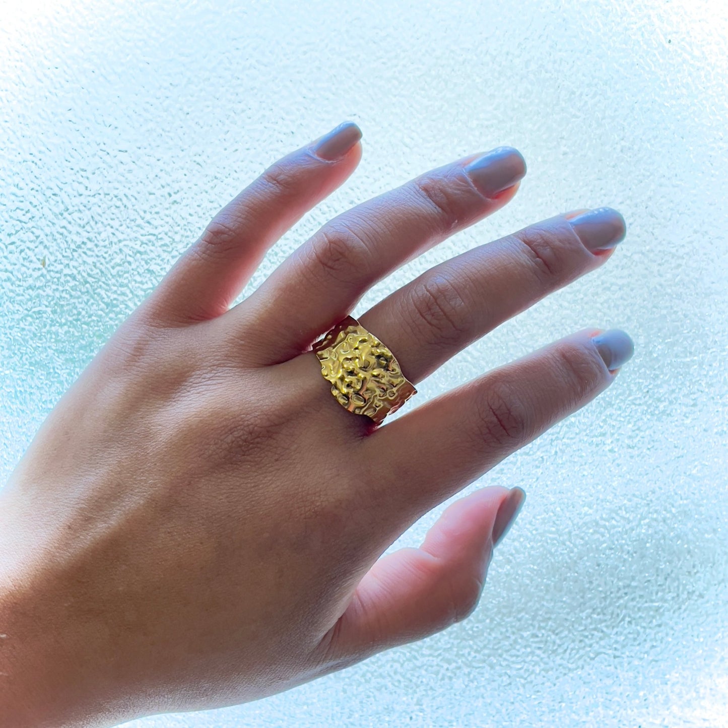 Anello Martellato - BOXO Jewelry