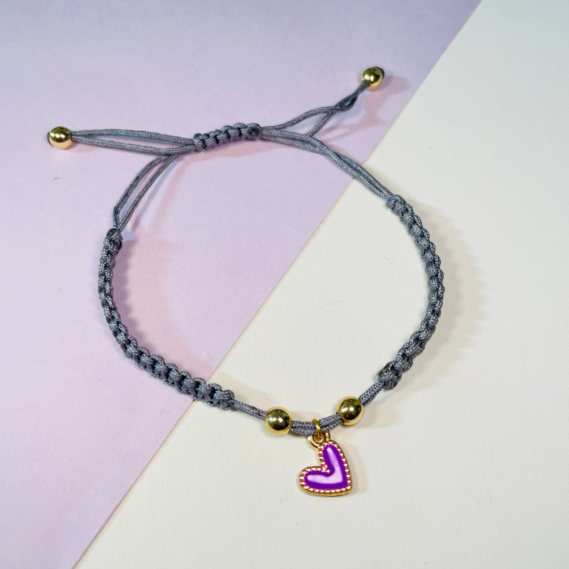 Bracciale cordino e cuore - BOXO Jewelry