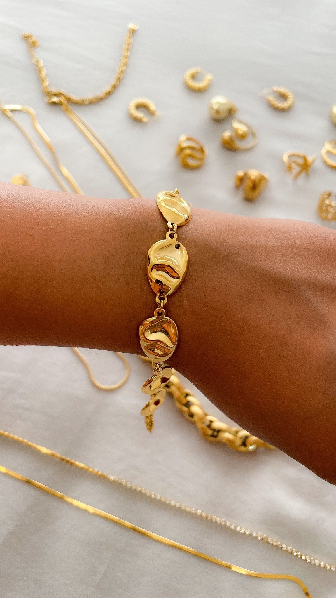 Bracciale martellato - BOXO Jewelry