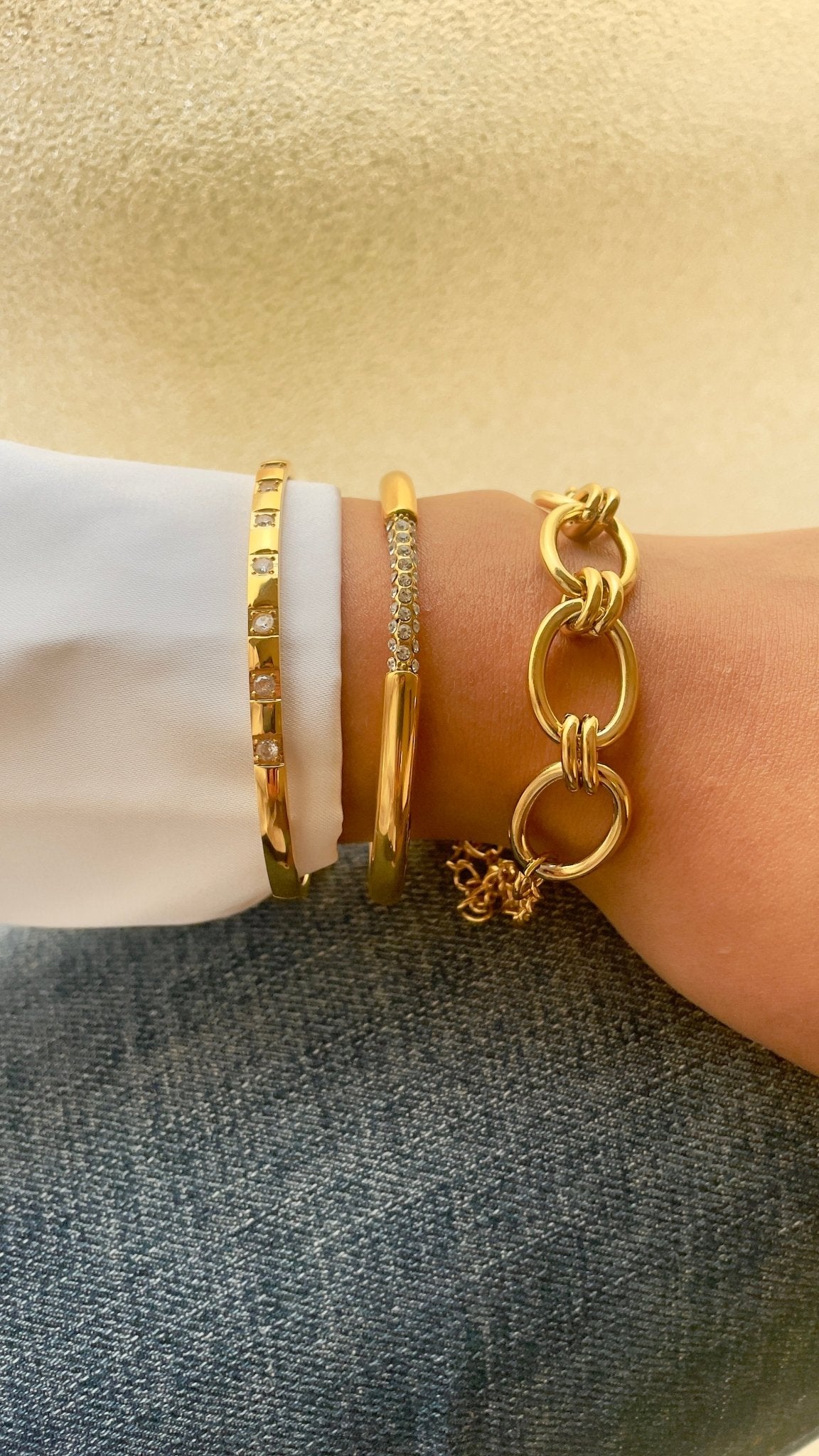 Bracciale rigido punto luce - BOXO Jewelry