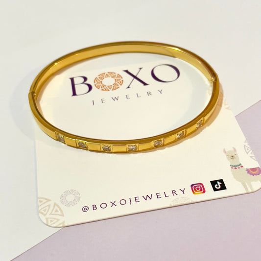 Bracciale rigido punto luce - BOXO Jewelry