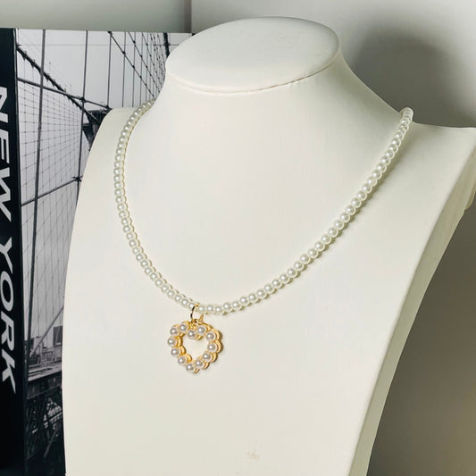 Collana cuore a perle - BOXO Jewelry