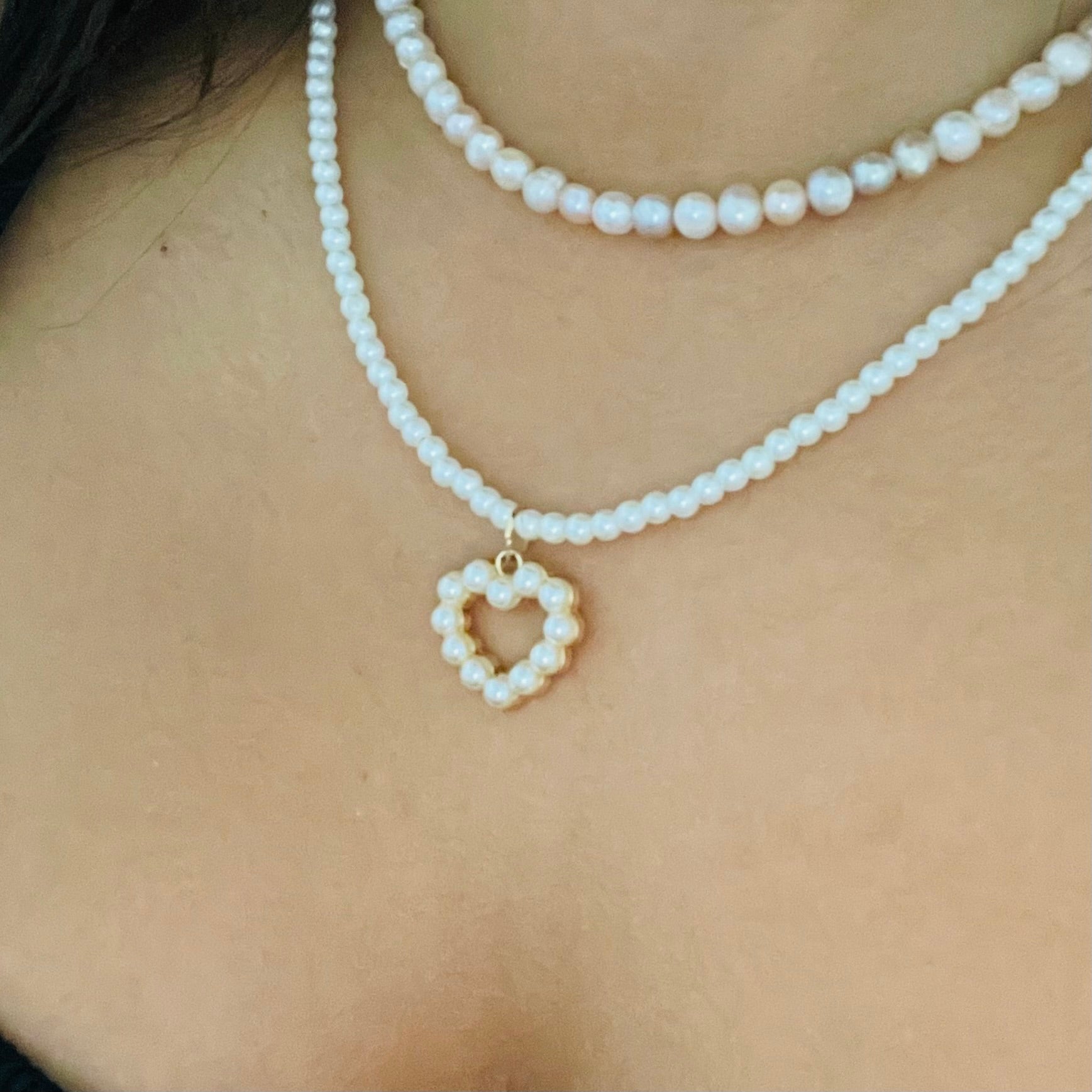 Collana cuore a perle - BOXO Jewelry