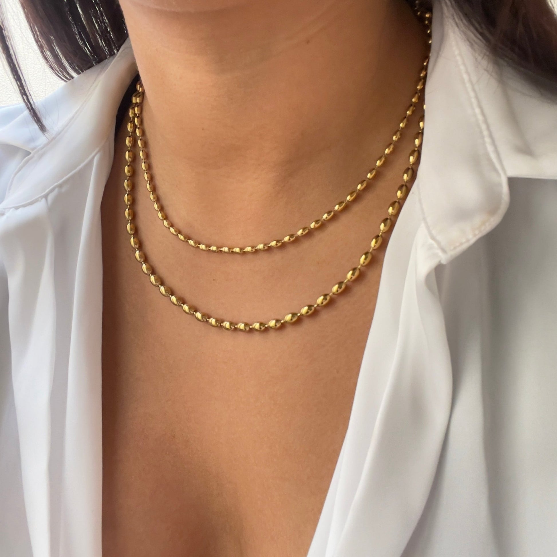 Collana doppia goccia - BOXO Jewelry
