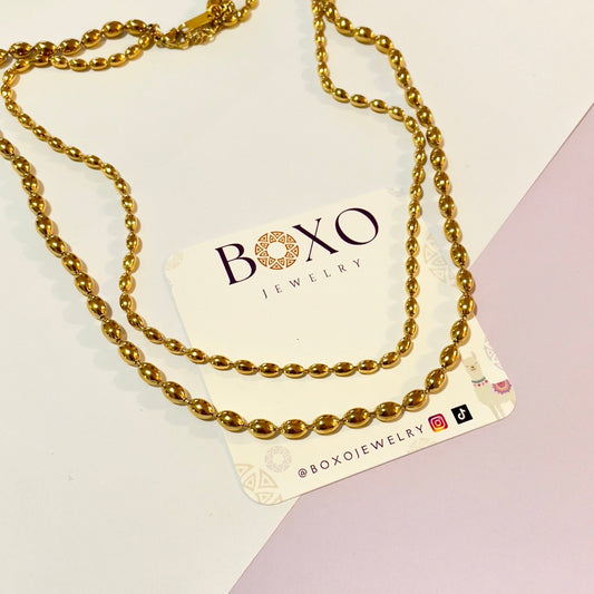 Collana doppia goccia - BOXO Jewelry
