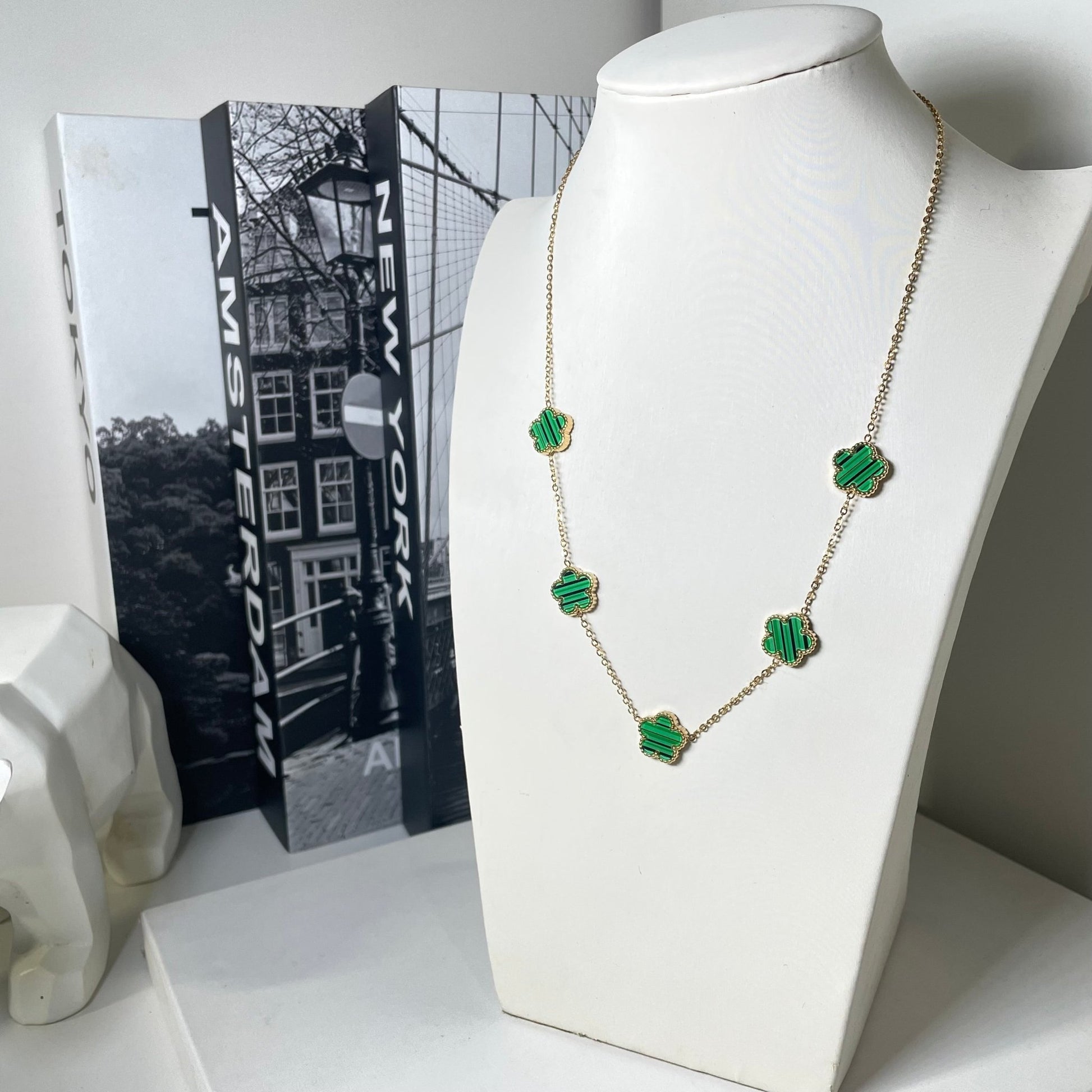 Collana Fiori Verdi - BOXO Jewelry