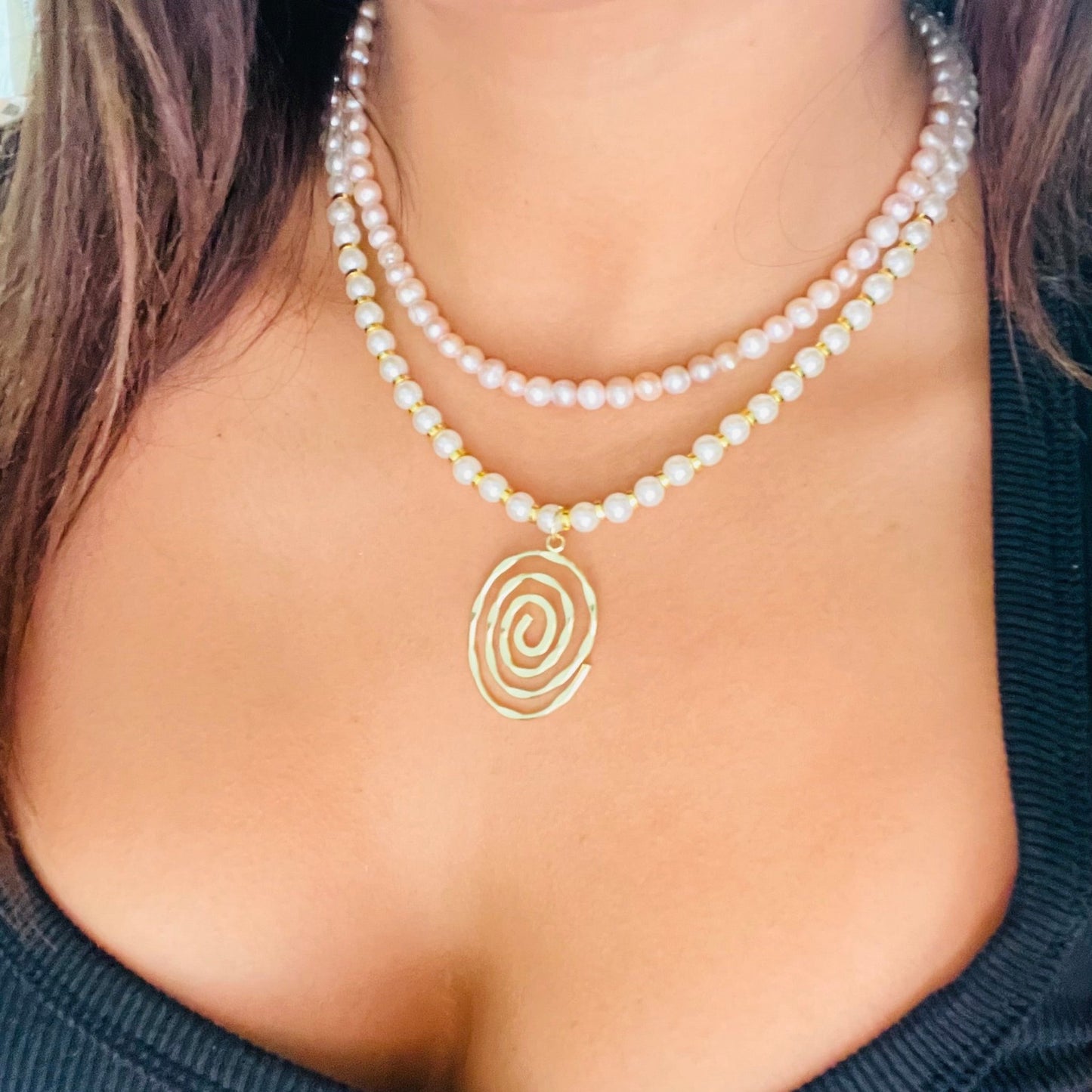 Collana perle spirale - BOXO Jewelry