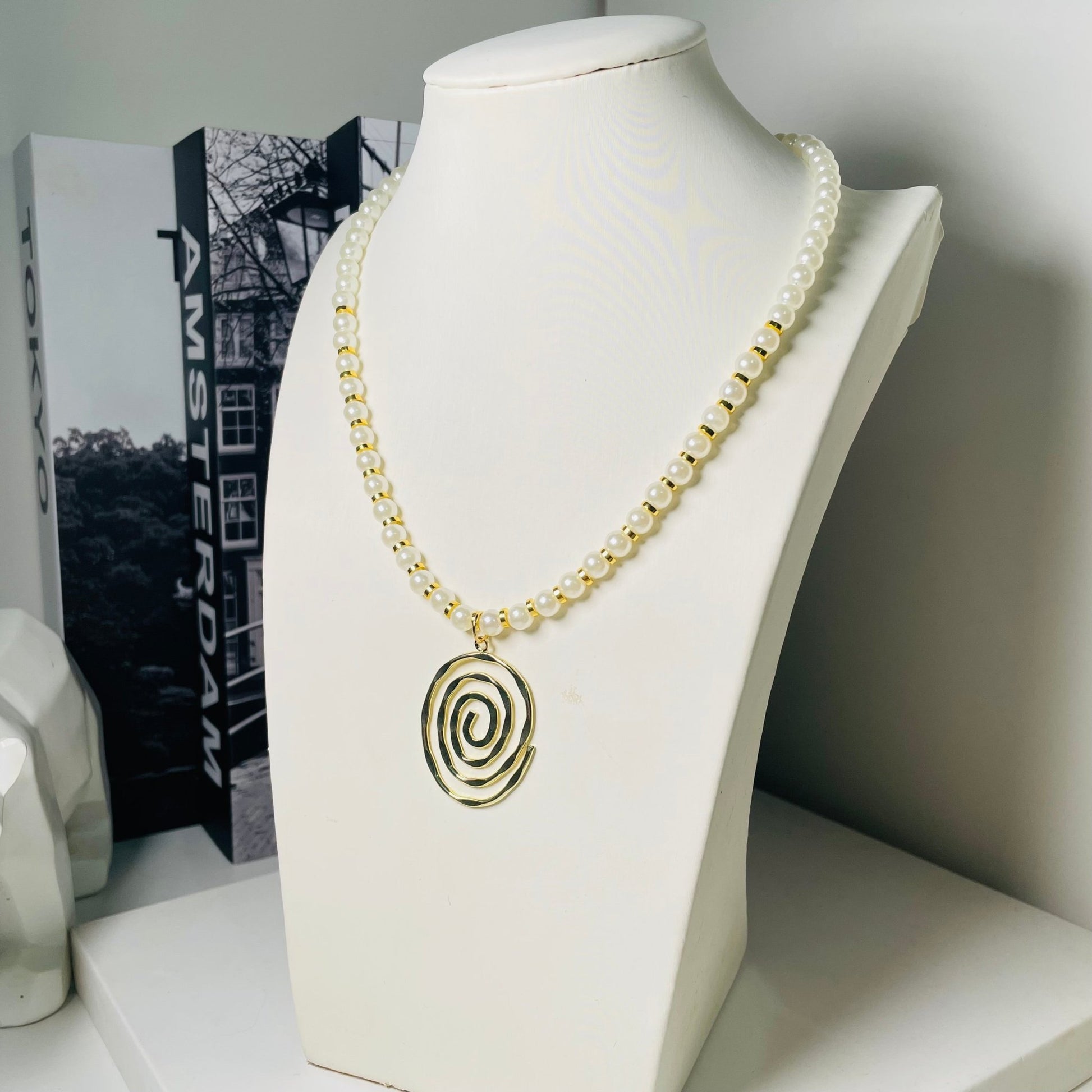 Collana perle spirale - BOXO Jewelry