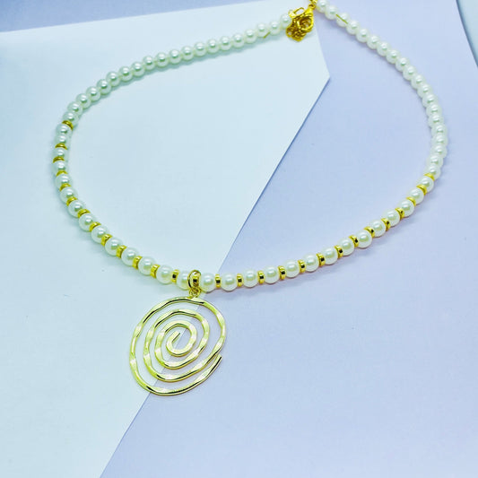 Collana perle spirale - BOXO Jewelry