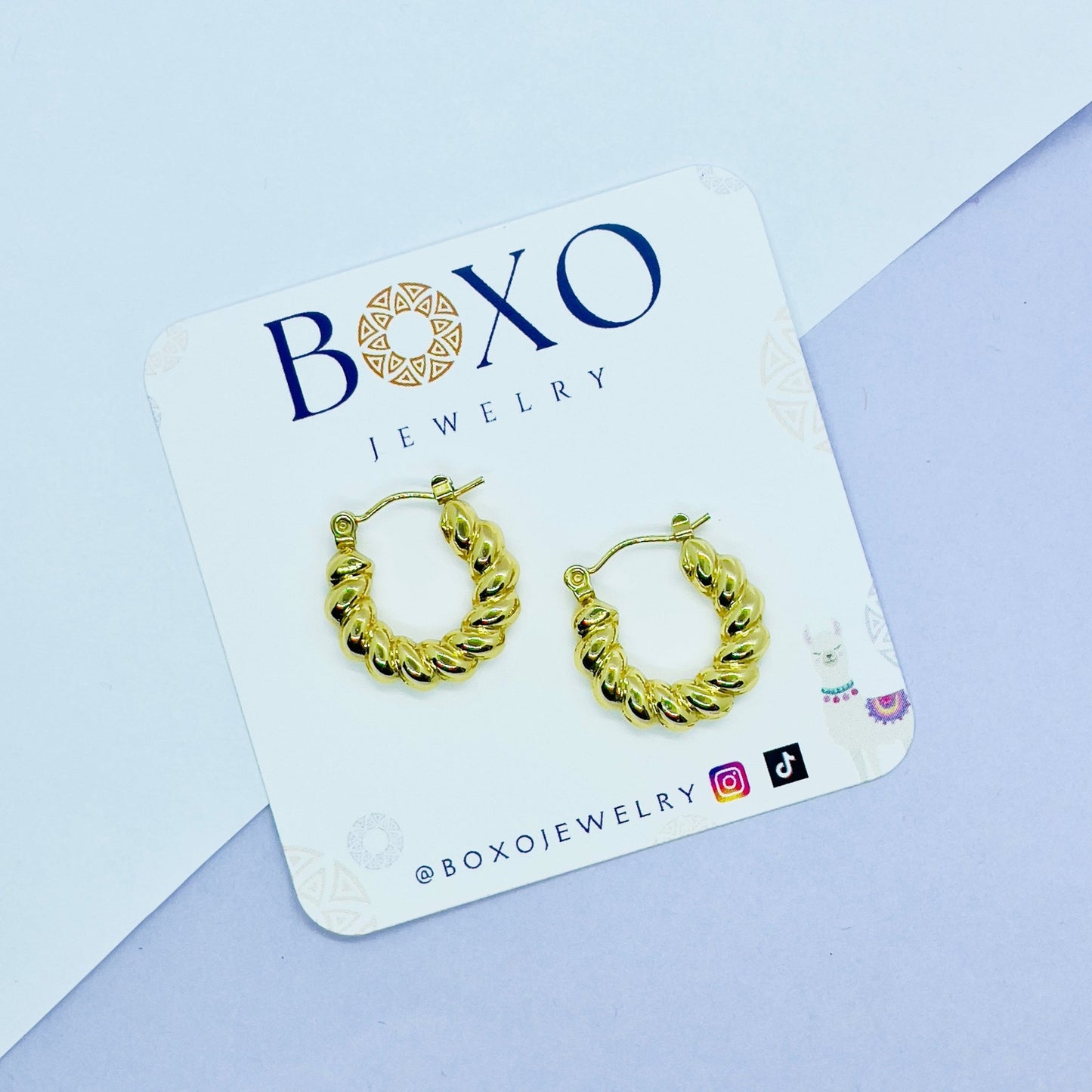 Orecchini Clasico Gold - BOXO Jewelry