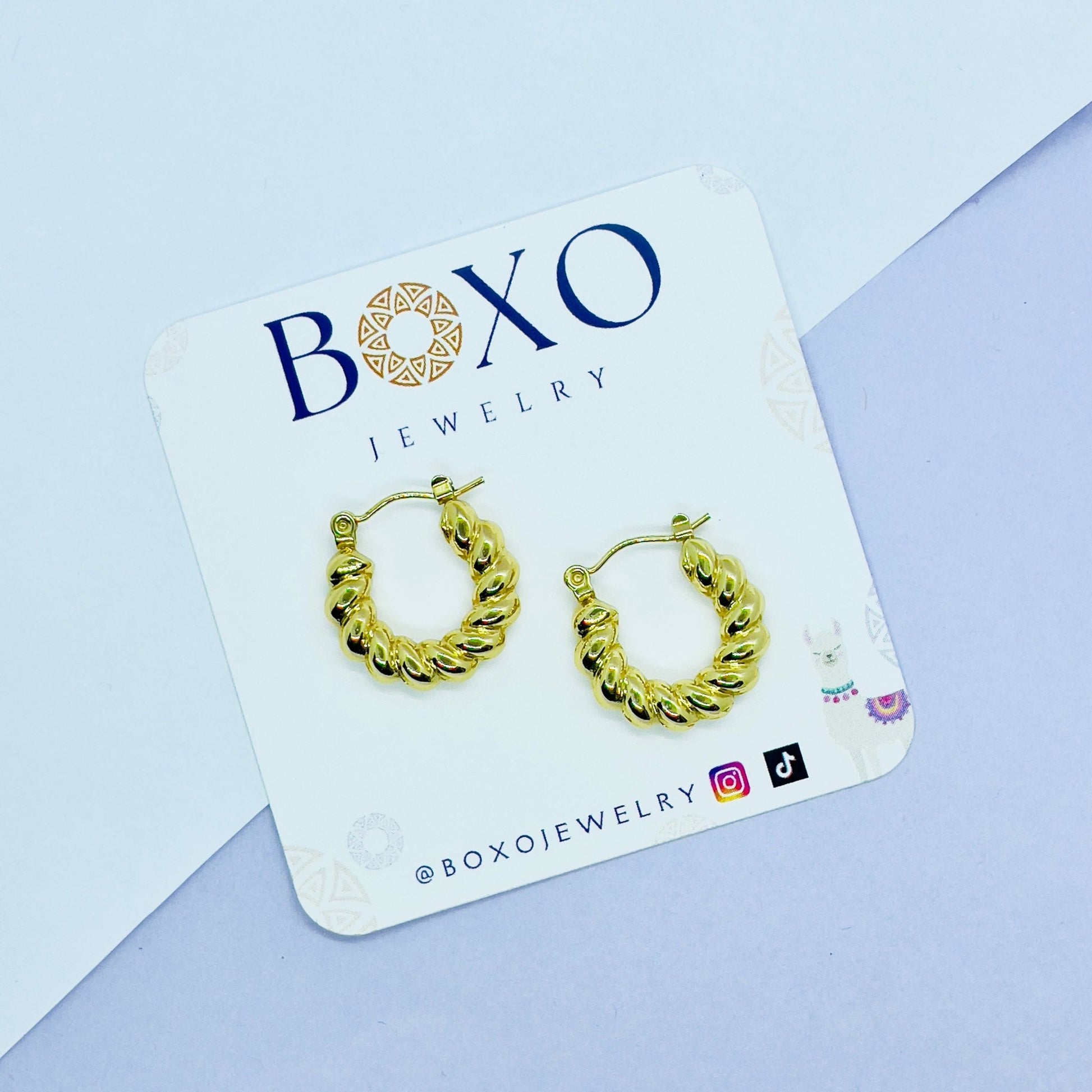 Orecchini Clasico Gold - BOXO Jewelry