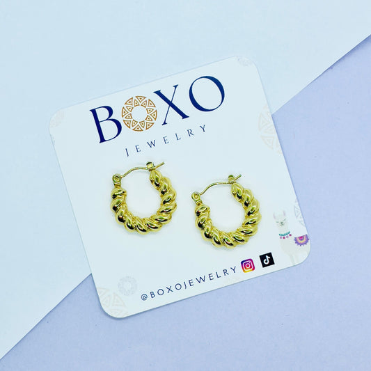 Orecchini Clasico Gold - BOXO Jewelry